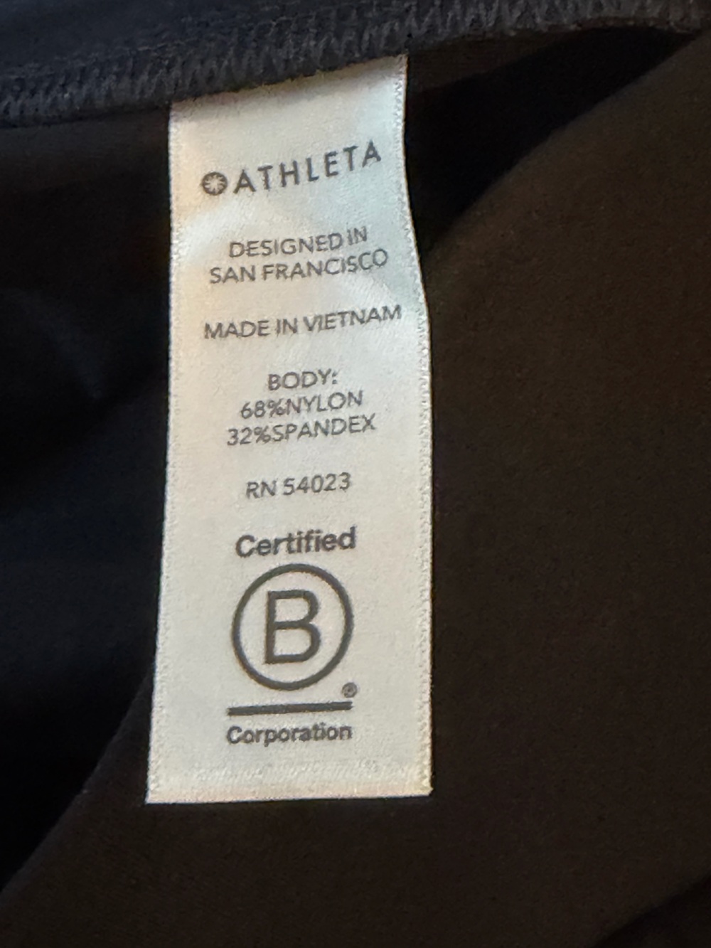 NWOT Athleta Cosmic High Waisted Wide-Leg Pant in Black - Picture 9 of 10